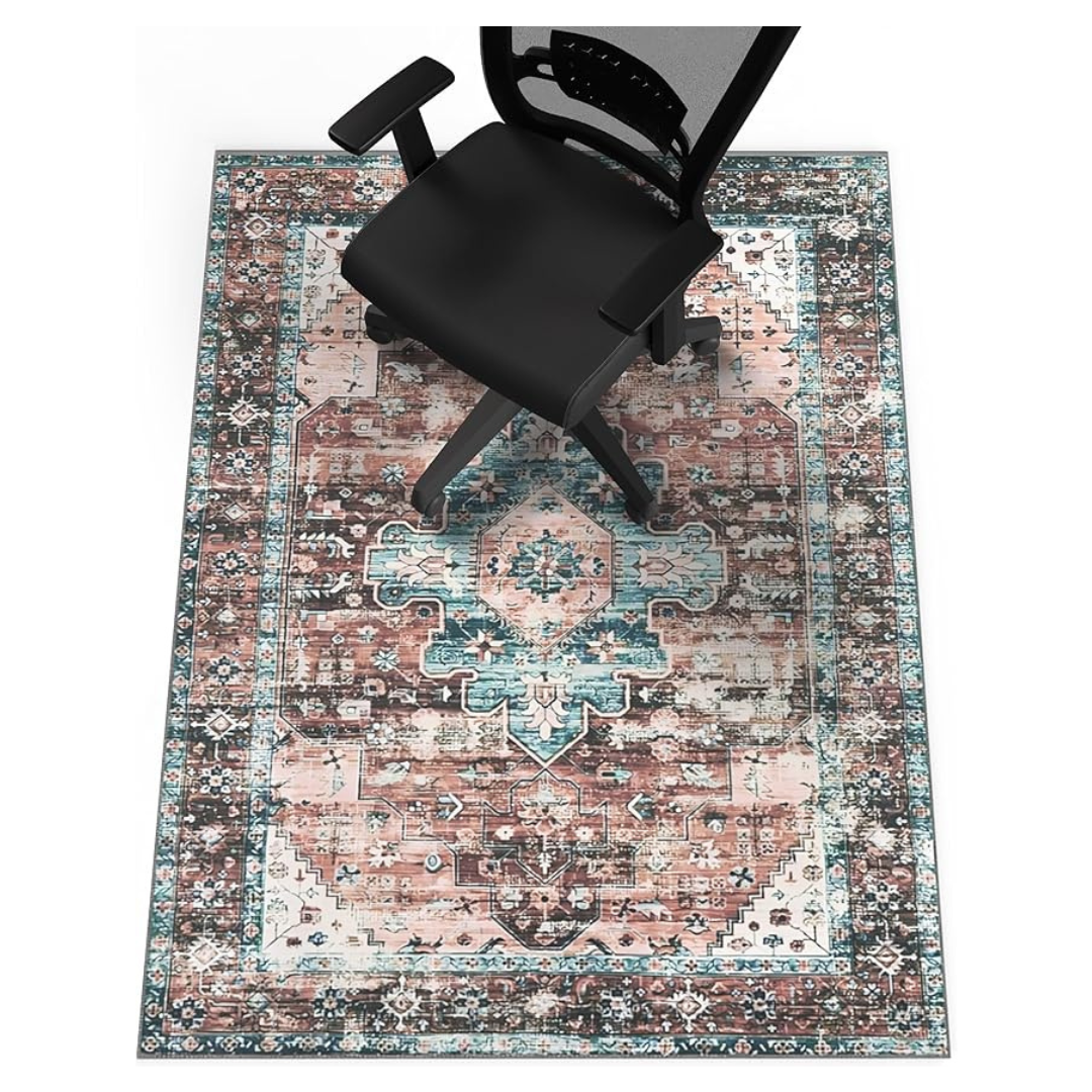 48" x 60" Heavy-Duty Office Chair Mat For Hardwood Floor