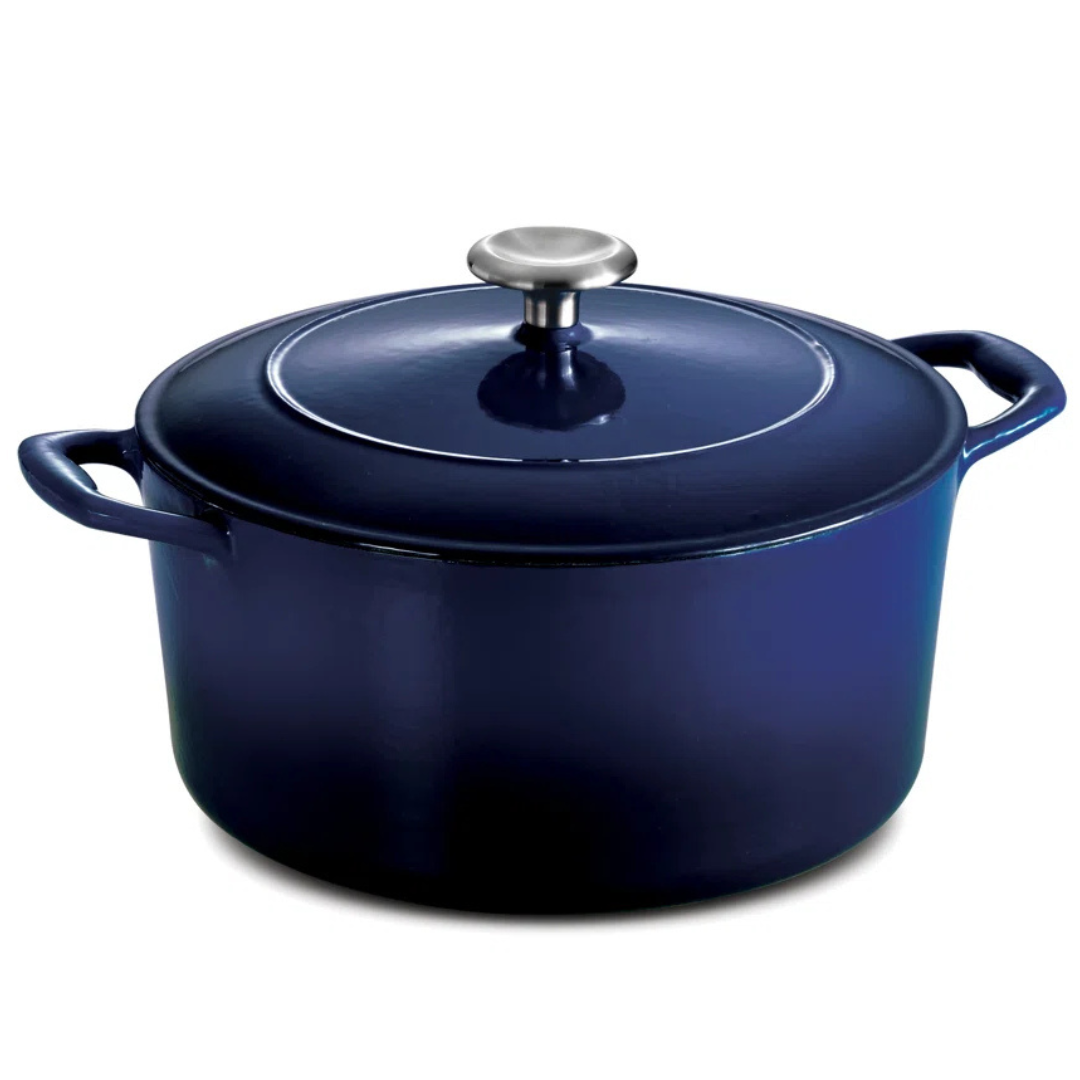 5.5-Qt Tramontina Enameled Cast Iron Dutch Oven Pot With Lid
