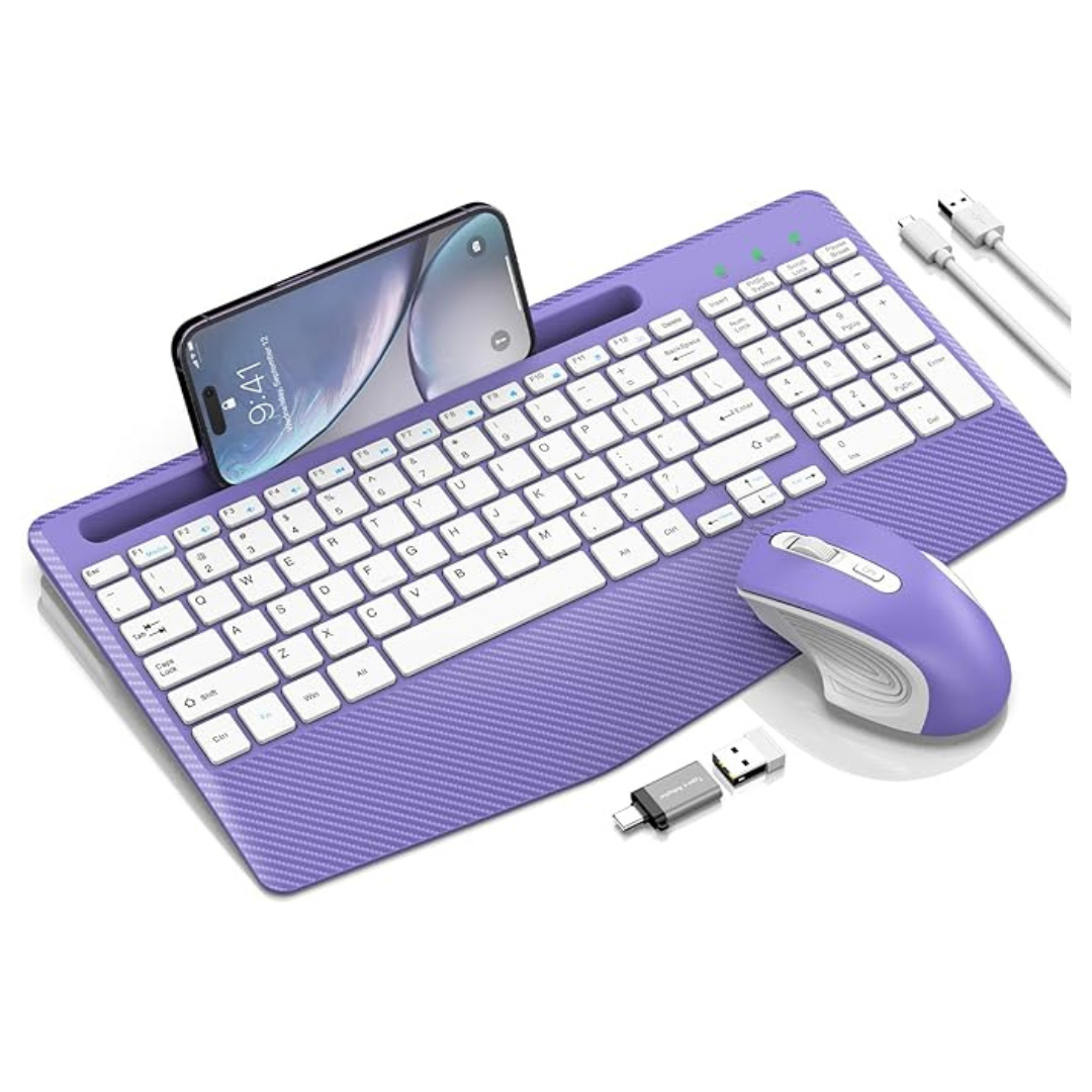 Ergonomic Wireless Keyboard And Mouse Combo