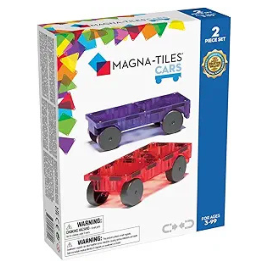 MAGNA-TILES Cars 2-Piece Magnetic Vehicle Set