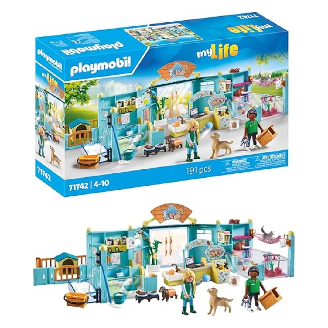191-Pieces Playmobil Animal Hotel Playset