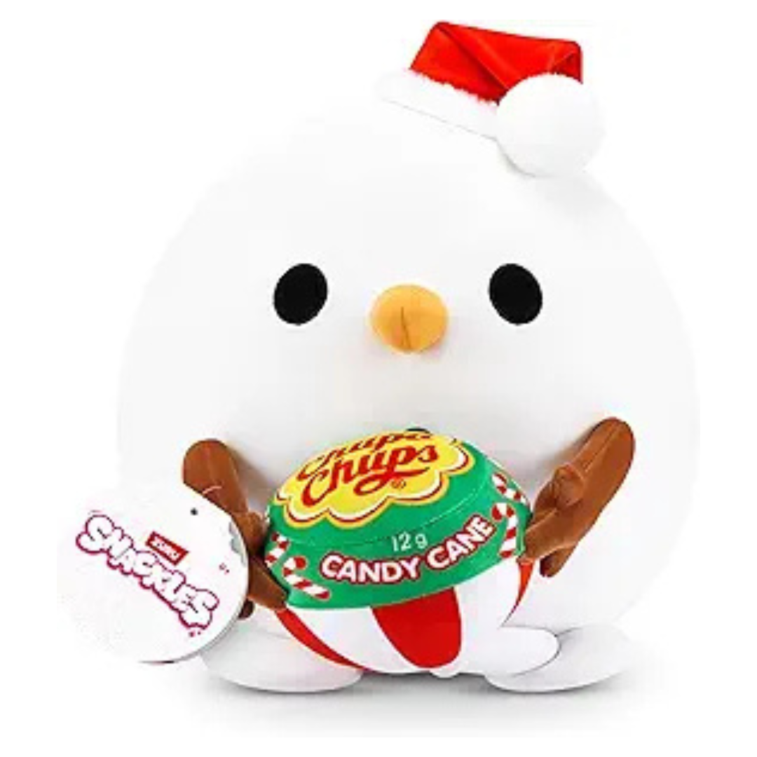 Snackles 14'' Christmas Snowman & Chupachups Plush