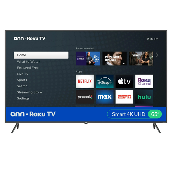 65" onn. 4K Ultra HDR Smart LED Roku TV (100012587)