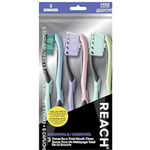 6-Count Reach Essentials Toothbrush with Caps (Soft)