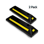 Zone Tech 2-Pack Heavy Duty Rubber Parking Guide