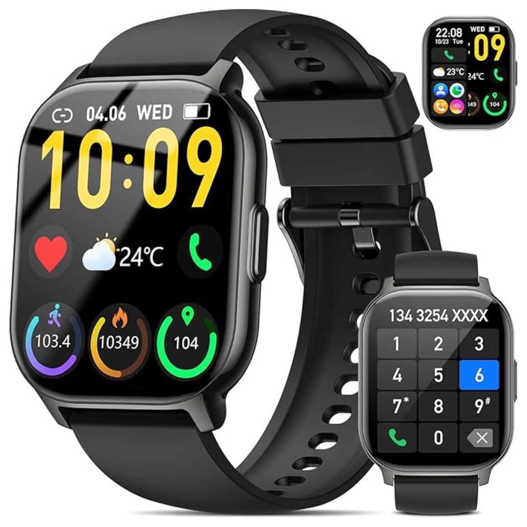 2.1" Fitness Tracker Smart Watch (Answer/Make Call)