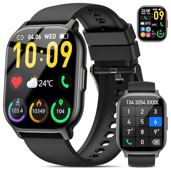 2.1" Fitness Tracker Smart Watch (Answer/Make Call)