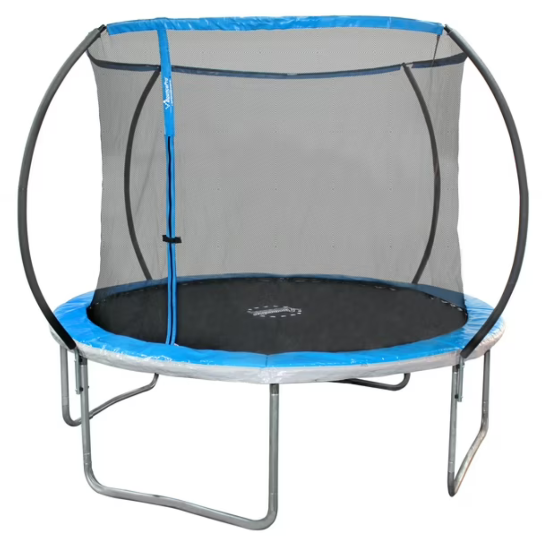 Sportspower Bounce Pro 10’ Round Trampoline With Safety-Enclosure
