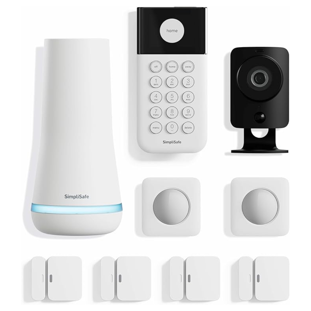 SimpliSafe 9 Piece Wireless Home Security System W/HD Camera