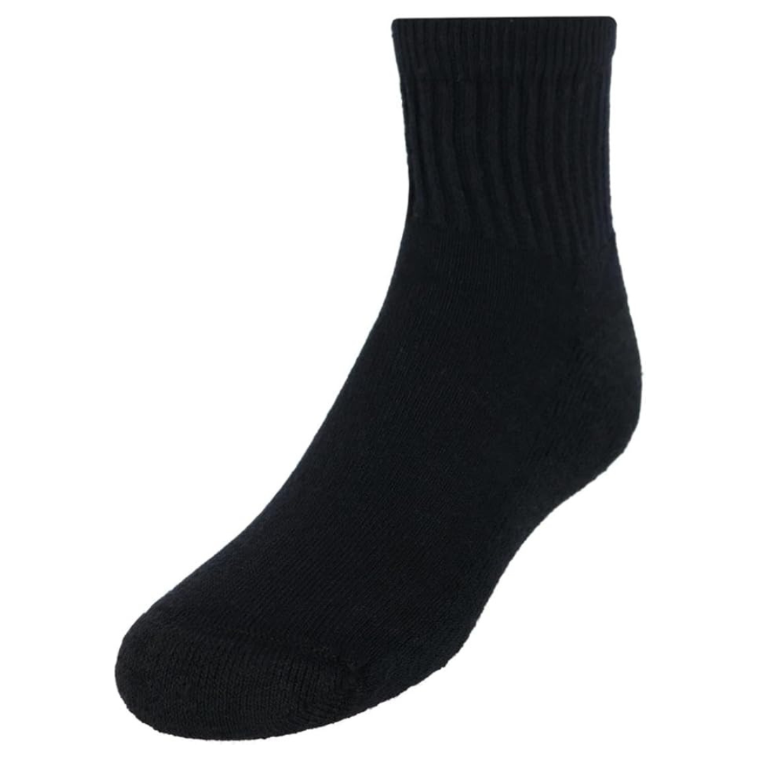 12 Pairs Of Hanes Double Tough Ankle