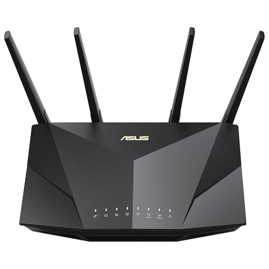 ASUS RT-AX5400 Dual Band WiFi 6 Extendable Router, Lifetime Internet Security Included
