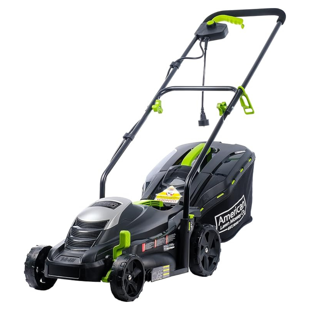 American Lawn Mower Company 14″ 11-Amp Corded Electric Lawn Mower