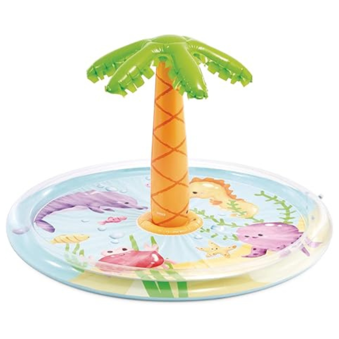 INTEX Palm Tree Inflatable Spray Pool (68″ x 41″)