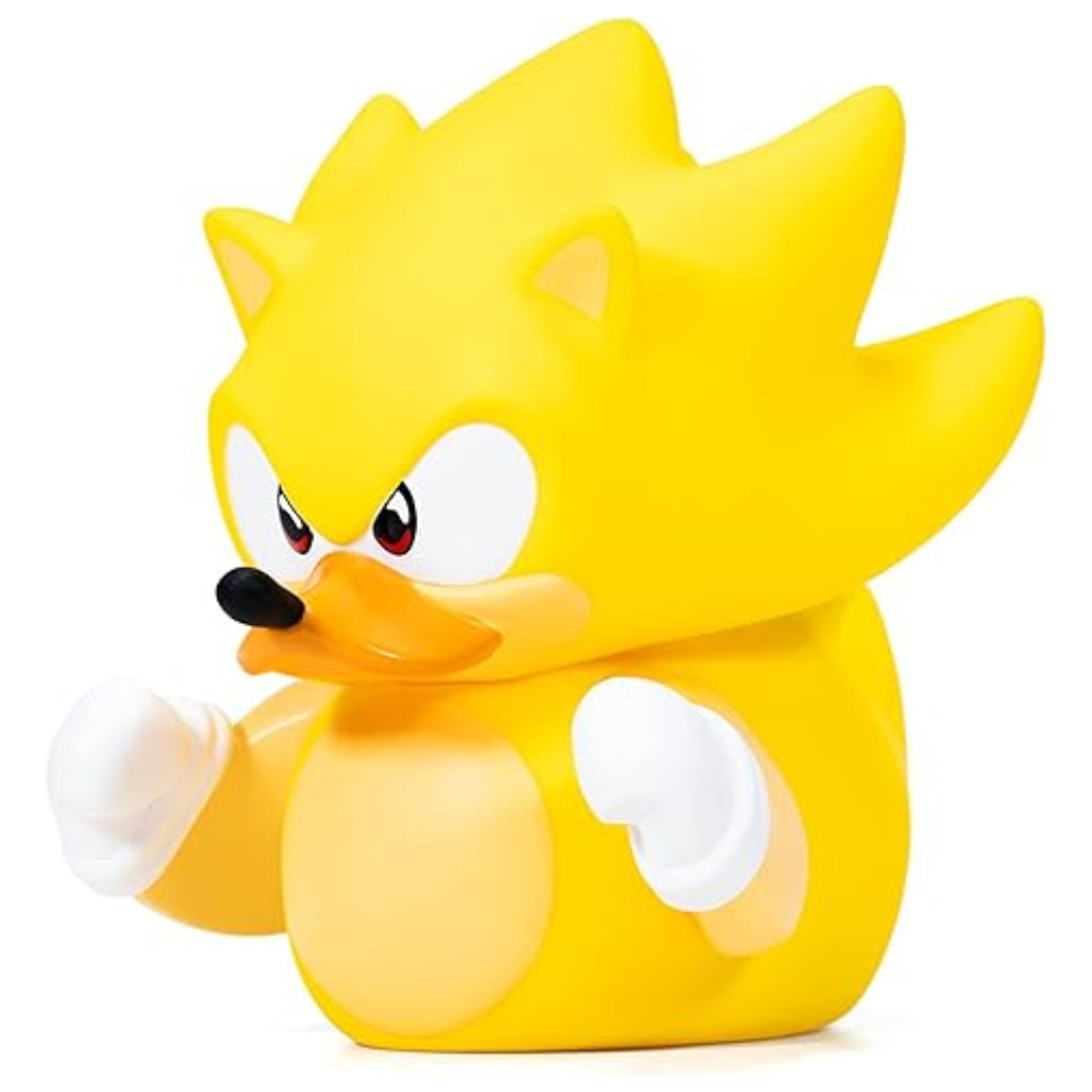 The Hedgehog Super Sonic Collectable Duck Vinyl Figure