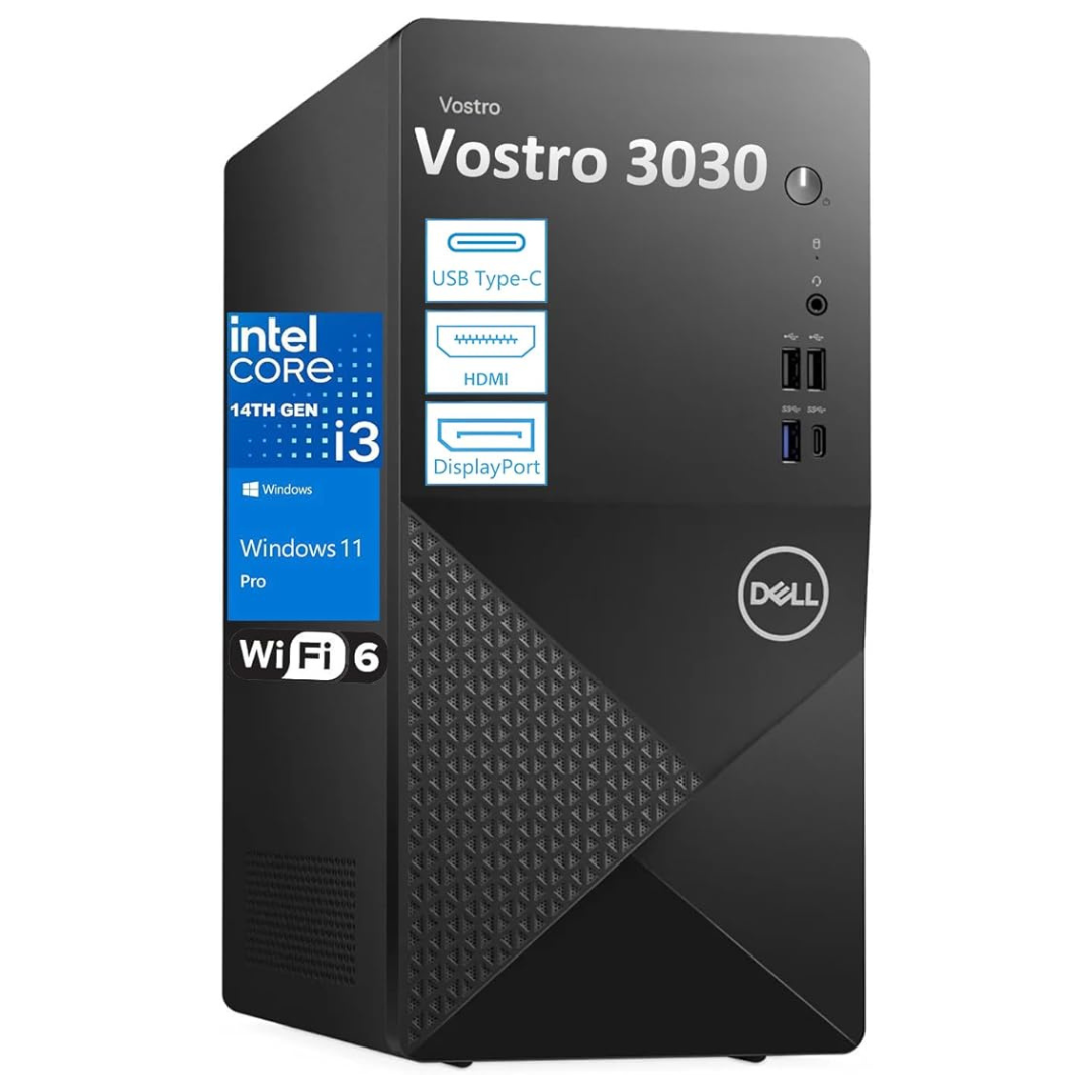 Dell Vostro 3030 Tower Desktop (i3-14100 / 32GB RAM / 1TB SSD)