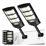2 Pack 10000LM, Black Modern Solar Flood Lights