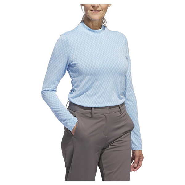 Adidas Women's Ultimate365 Tour Heat.RDY Mock Neck Polo Shirt