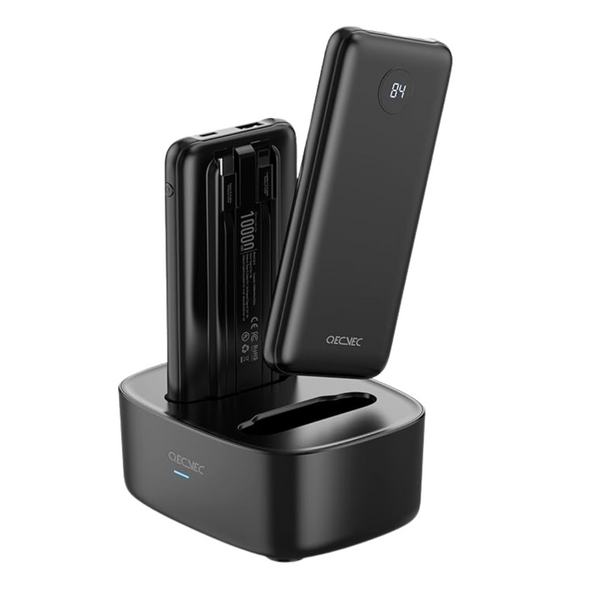 2-Pack Qecvec 10000mah 15W Fast Charging Power Bank