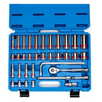 35-Piece NEIKO 02511A 3/8" Drive Socket Set W/Quick Release Ratchet