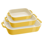 STAUB Ceramic 3-Pc Rectangular Baking Dish Set