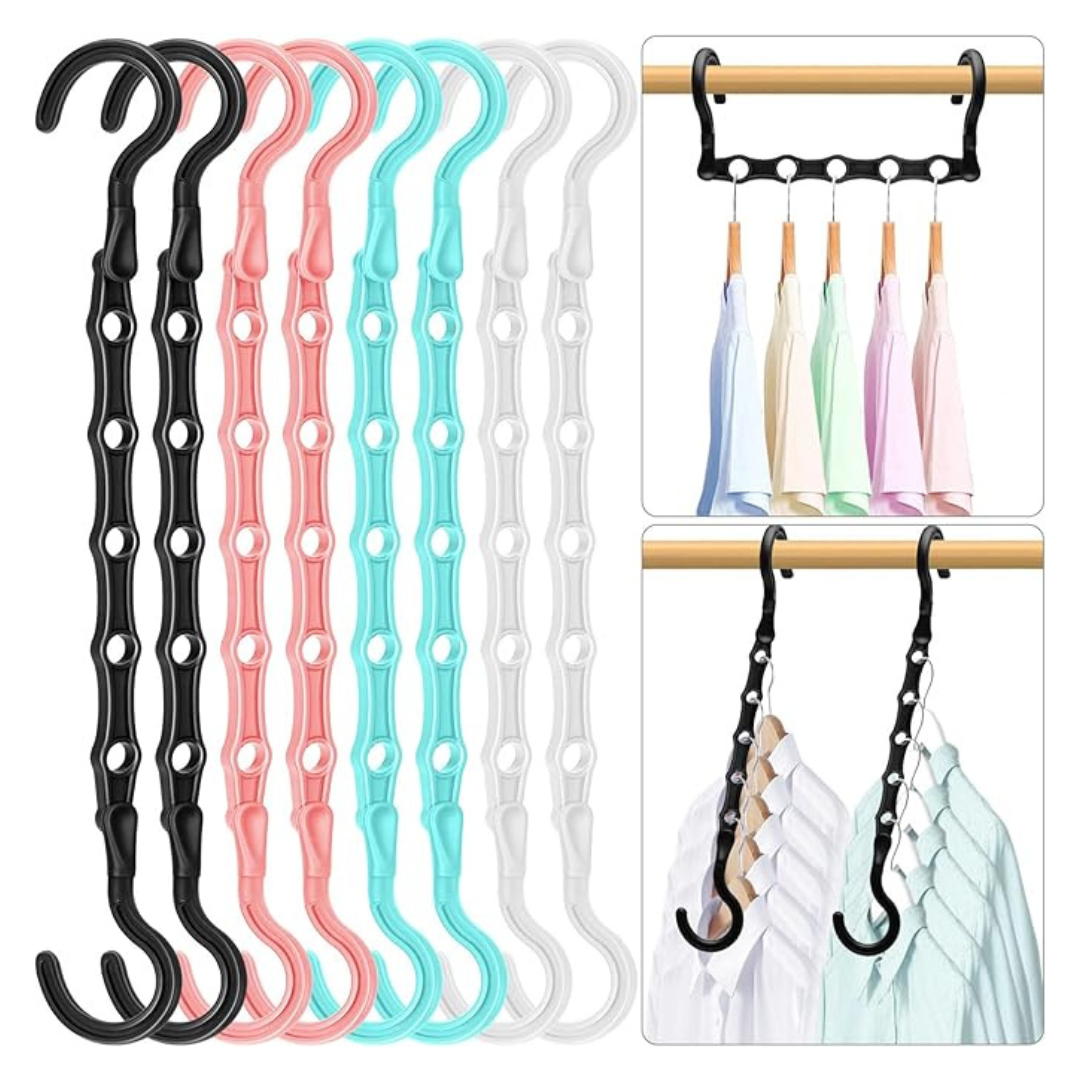 8-Pack Closet Organizers For Heavy Clothes