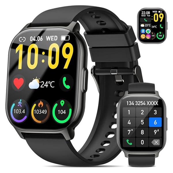 Men's 2.1" Fitness Tracker Smart Watch