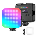 Neewer 2000mAh Rechargeable Magnetic RGB Camera Selfie Light