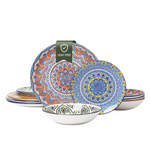 12 Pieces Ceramic Modern Stoneware Dinner Set
