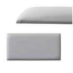 4 Pack Peel & Stick Headboard Grey Upholstered Wall Panels