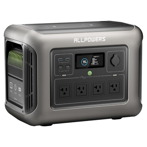 ALLPOWERS 1152Wh Portable Power Station with LiFePO4 and UPS