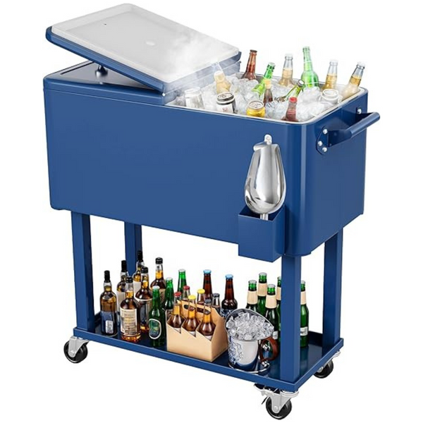 Yitahome 80 Quart Patio Cooler Cart