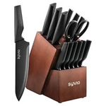 15-Piece Syvio Stainless Steel Kitchen Knife Set (2 Colors)