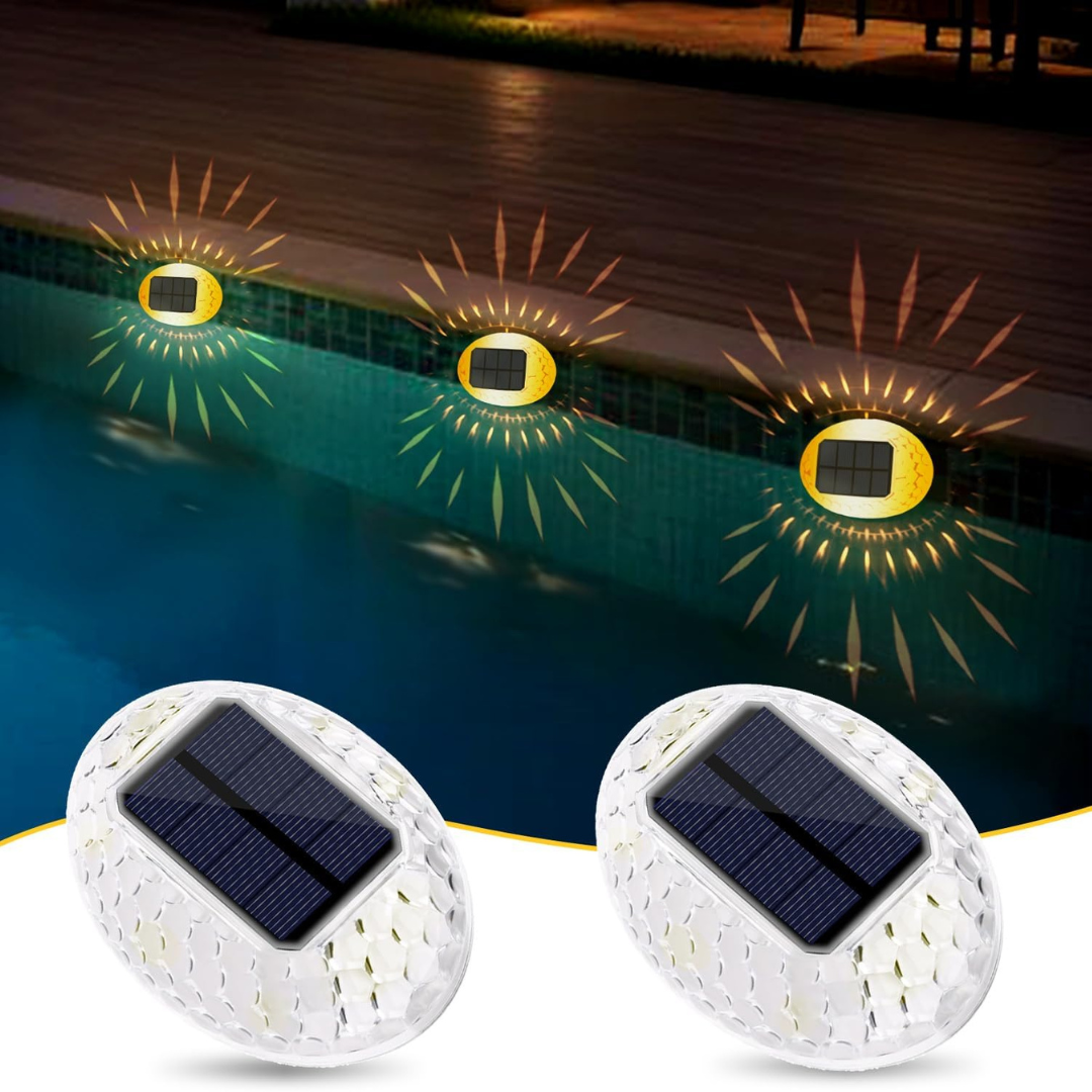 2-Pack Solar LED Night Light