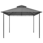 11x11 ft Outdoor Patio Gazebo with Steel Frame and Double Roof