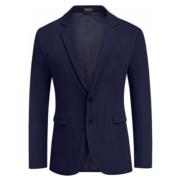 COOFANDY Men's Work Wear Corduroy Two Button Blazer