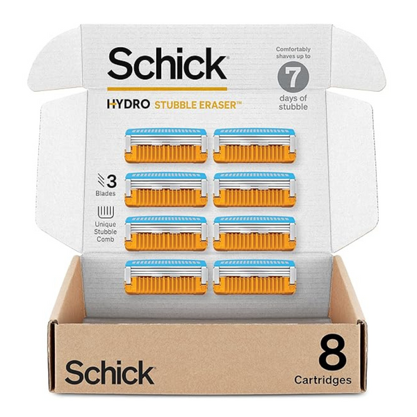 8-Count Schick Hydro Stubble Eraser Razor Refills