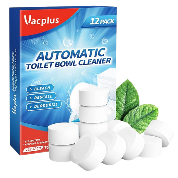 12-Pack 1.7-Oz Automatic Toilet Bowl Cleaner Tablets W/ Bleach