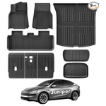 9-Piece Floor Mats For Tesla Model Y 2025-2026