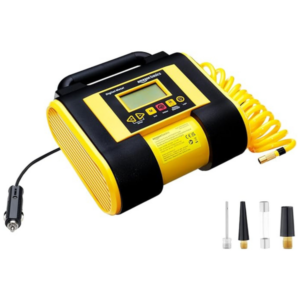 Amazon Basics 12V DC 150-PSI Tire Inflator W/ Digital Pressure Gauge