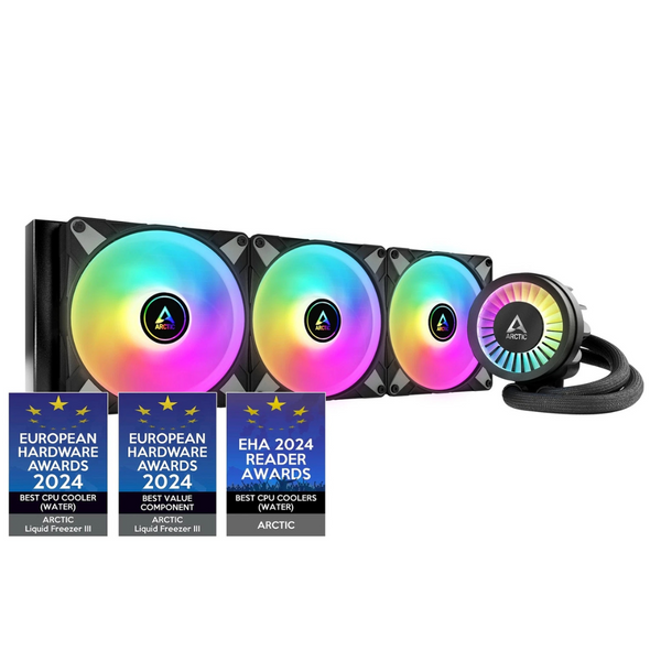 ARCTIC Liquid Freezer III 420 A‑RGB AIO CPU Water Cooler (Black) [Open Box]