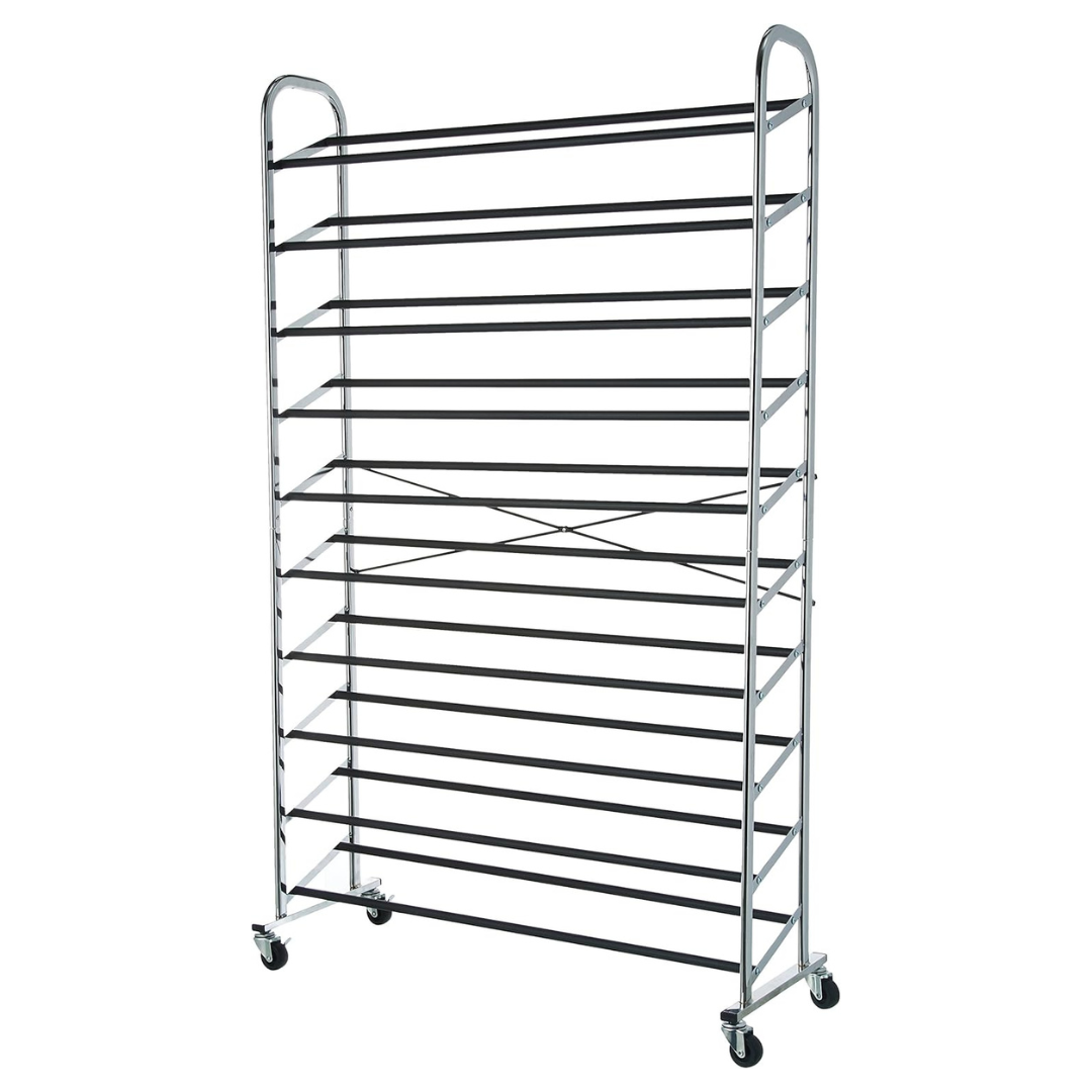Amazon Basics 50-Pair Shoe Rack Organizer