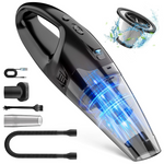 Cordless Handheld Vacuum With LED, USB Rechargeable, 1.65 LB