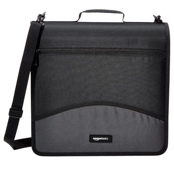 Amazon Basics Durable 3 Ring Binder With Zipper