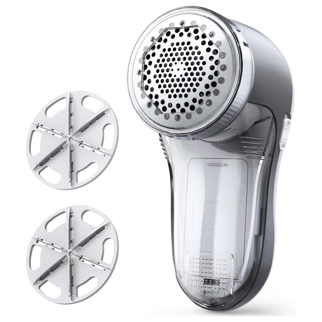 Battery Operated Lint Remover With 6-Leaf Blades