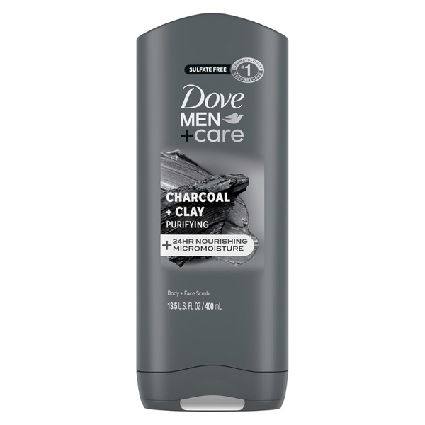 DOVE MEN+CARE 13.5 oz Purifying Charcoal & Clay Body Wash
