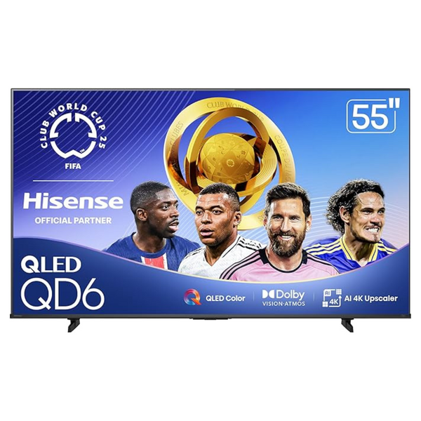 55" Hisense Class QD6 Series 4K Super Smart OLED Fire TV