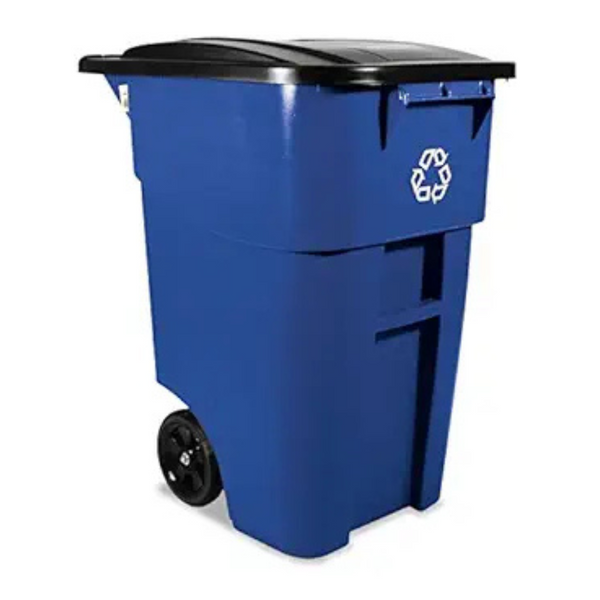 Rubbermaid Commercial Products Brute Rollout Heavy-Duty Trash Can