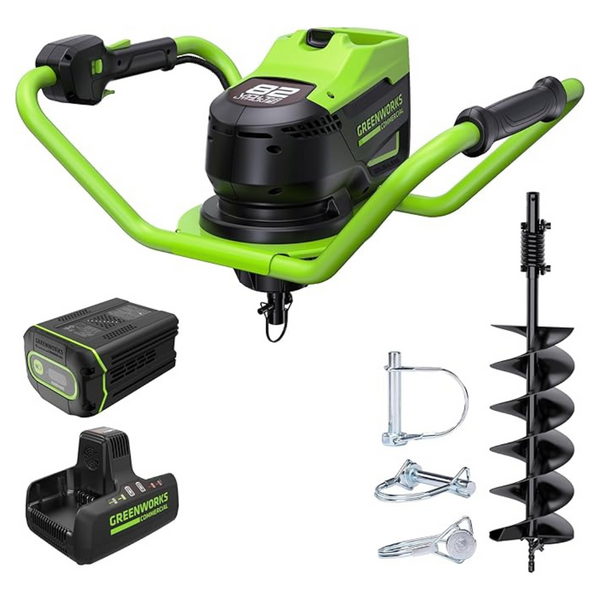 Greenworks 82V Brushless Earth Auger w/ 4.0Ah Battery & Charger