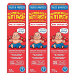 Boudreaux’s Butt Paste Maximum Strength Diaper Rash Cream (4 Oz Tube, 3 Pack)