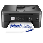 Brother MFC-J1010DW Wireless Color Inkjet 4-In-1 Printer With Duplex